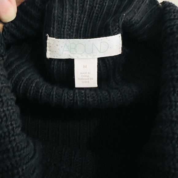 Abound Ribbed Mocked Neck Midi Knit Dress - Picture 6 of 6